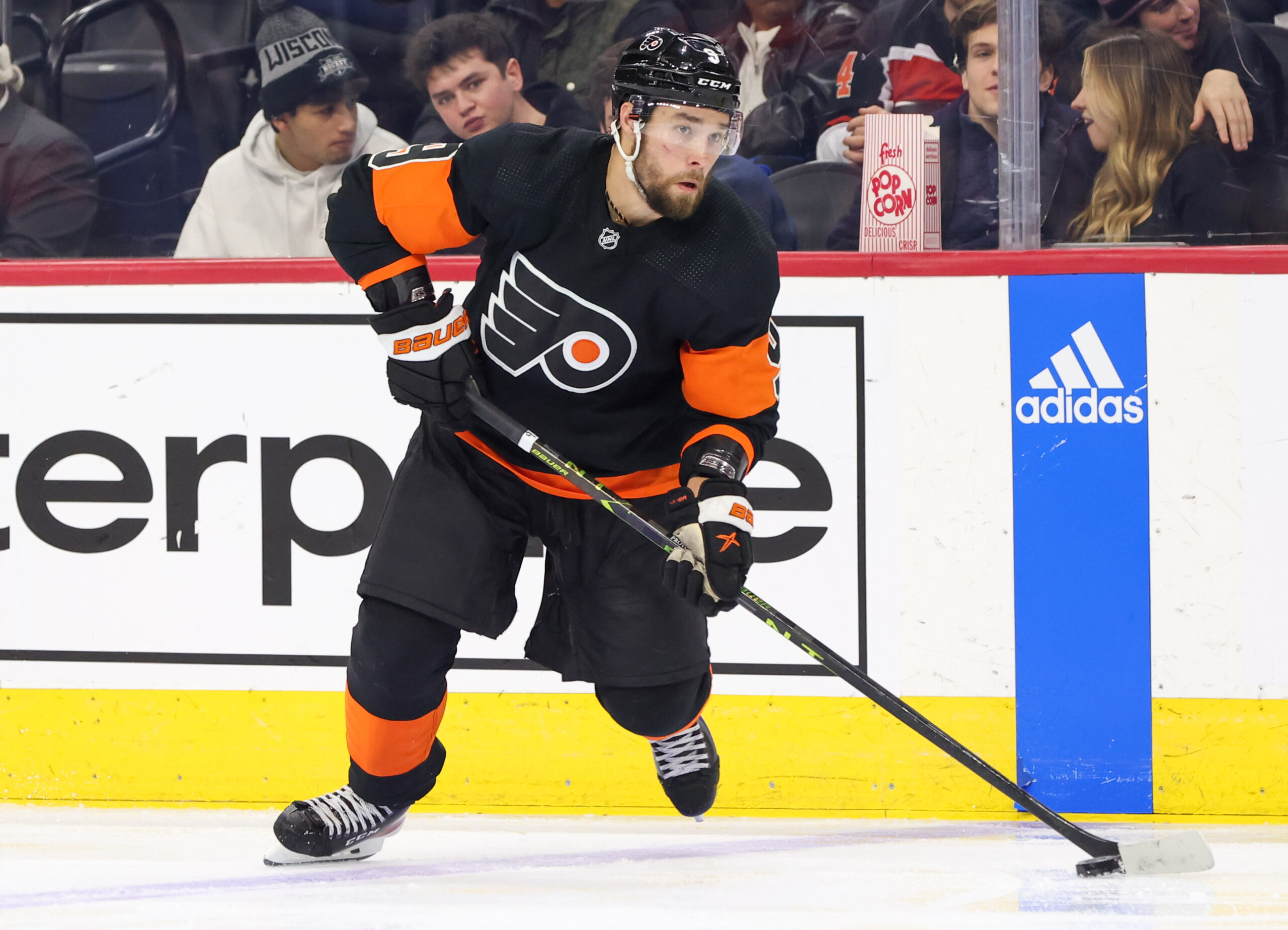 Ivan Provorov Philadelphia Flyers Adidas Authentic Away NHL Hockey