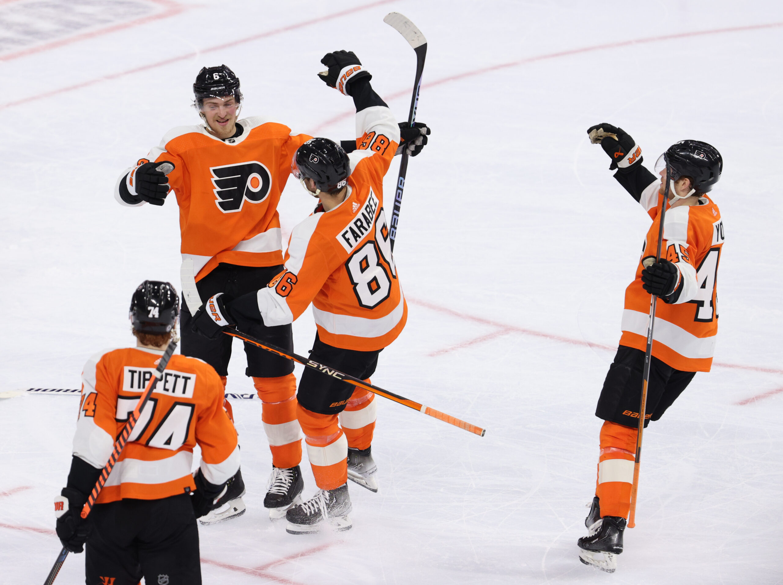 Philadelphia Flyers Practice-Used Puck from the 2017 NHL Stadium