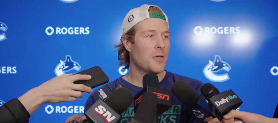Vancouver Canucks' Brock Boeser (Vancouver Canucks/X)