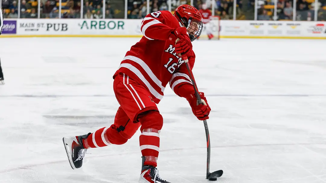 Miami University's Ilia Morozov (Photo by Michael Miller/ISI Photos/ISI Photos via Getty Images)